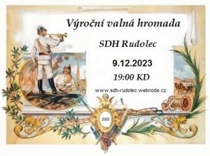 Výroční valná hromada SDH Rudolec 1